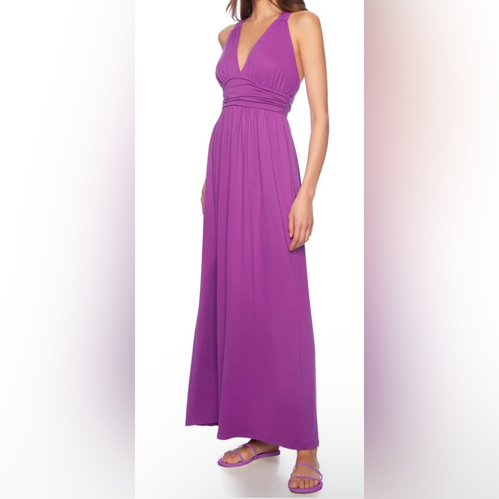 Susana Monaco Gathered Maxi Dress - NWT - Size L